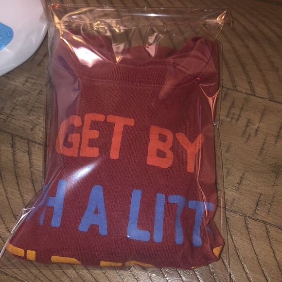 I Get By with a Little Help From My Friends Long Sleeve Cotton TShirt Junk Food - Picture 16 of 17